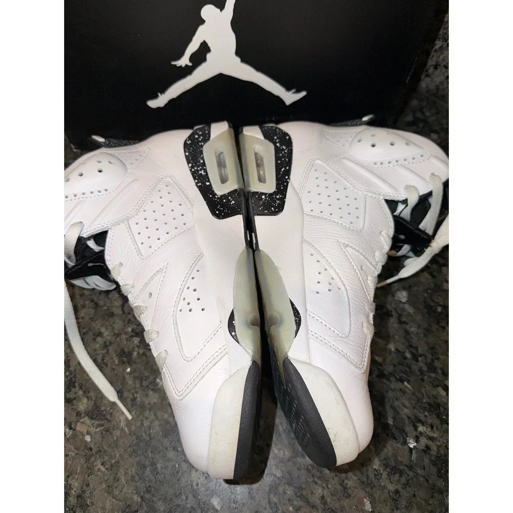 Nike Air‎ Jordan 6 Retro Olympic White Black Speckled CT8529-112 Mens Size 10